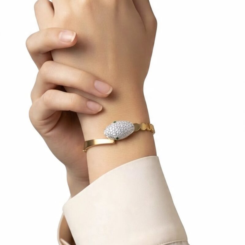 snake cuff bracelet - Image 2