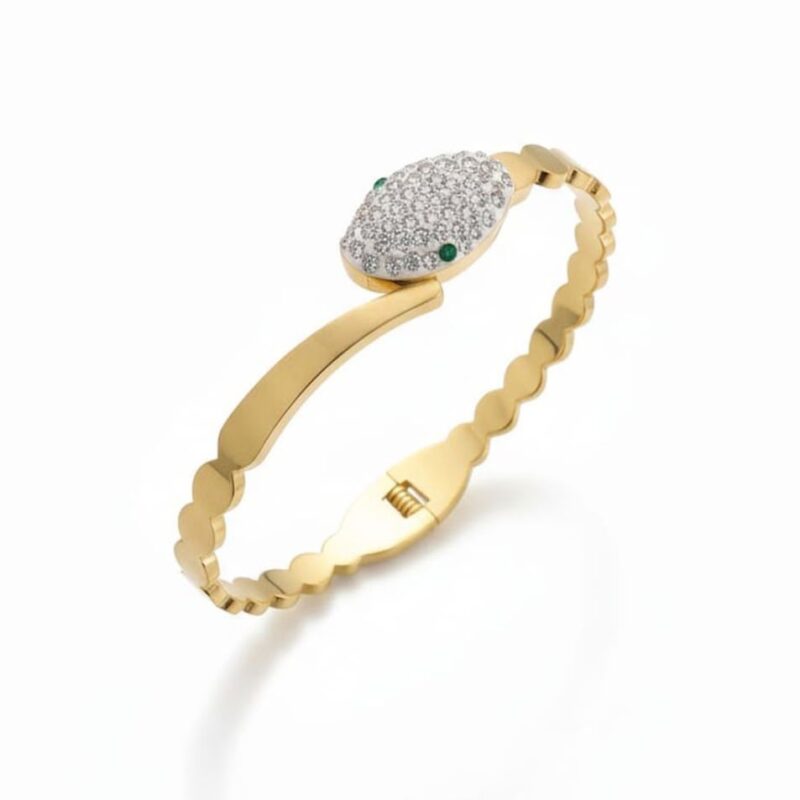 snake cuff bracelet - Image 1