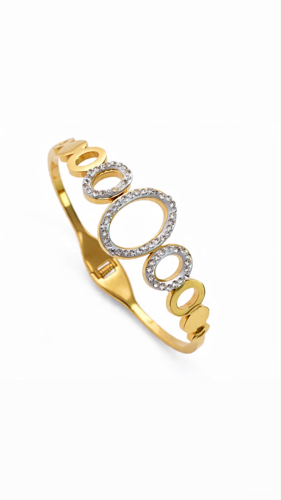 oval cuff bracelet - Image 1