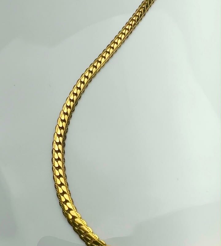 thick gold sydney necklace stainless steel - Image 2