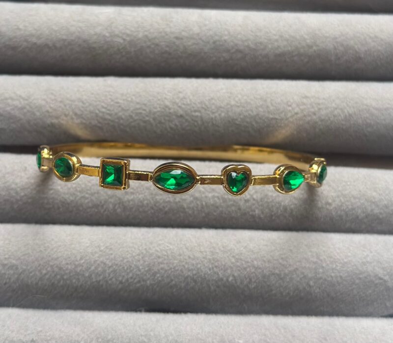 Green kada bracelet