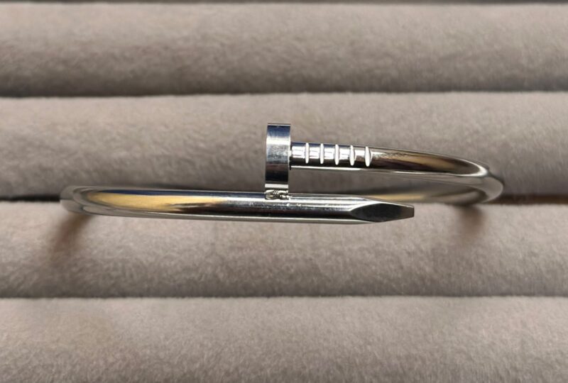 Nail kada bracelet (silver)