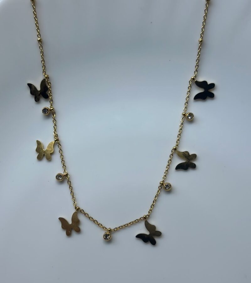 Butterfly charm chain
