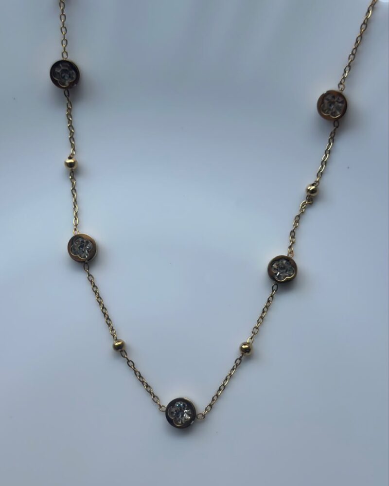 White charm chain