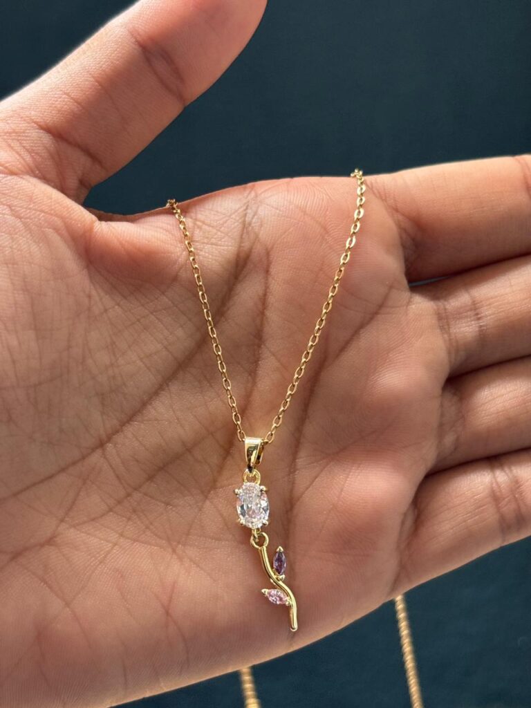 Tulip pendant chain