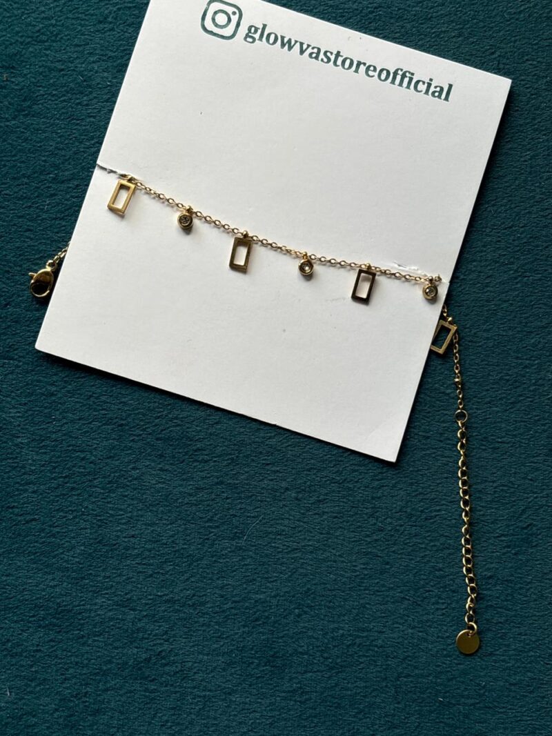 Rectangle chain bracelet