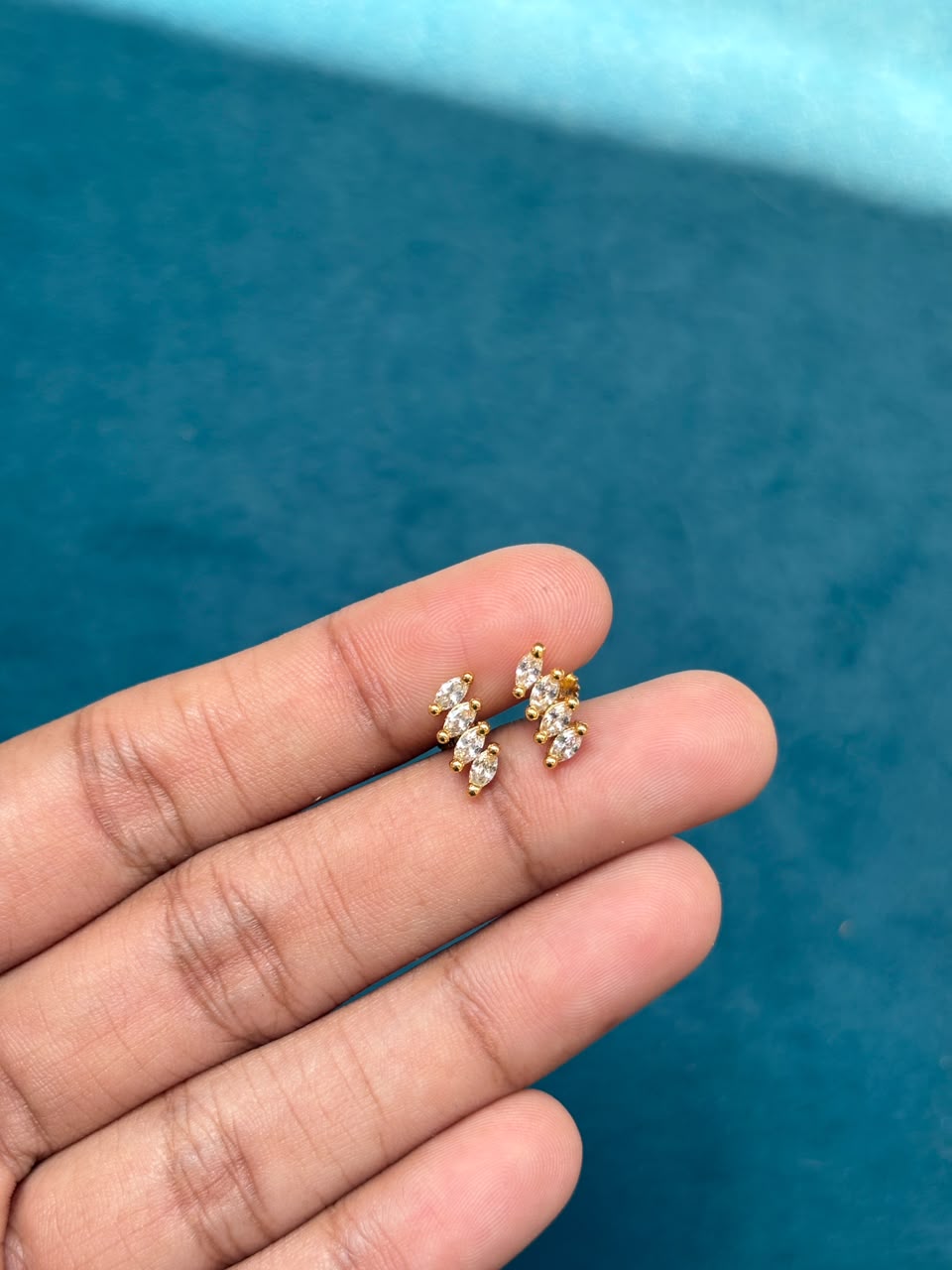 helix piercing microplated flat screw back - Image 1