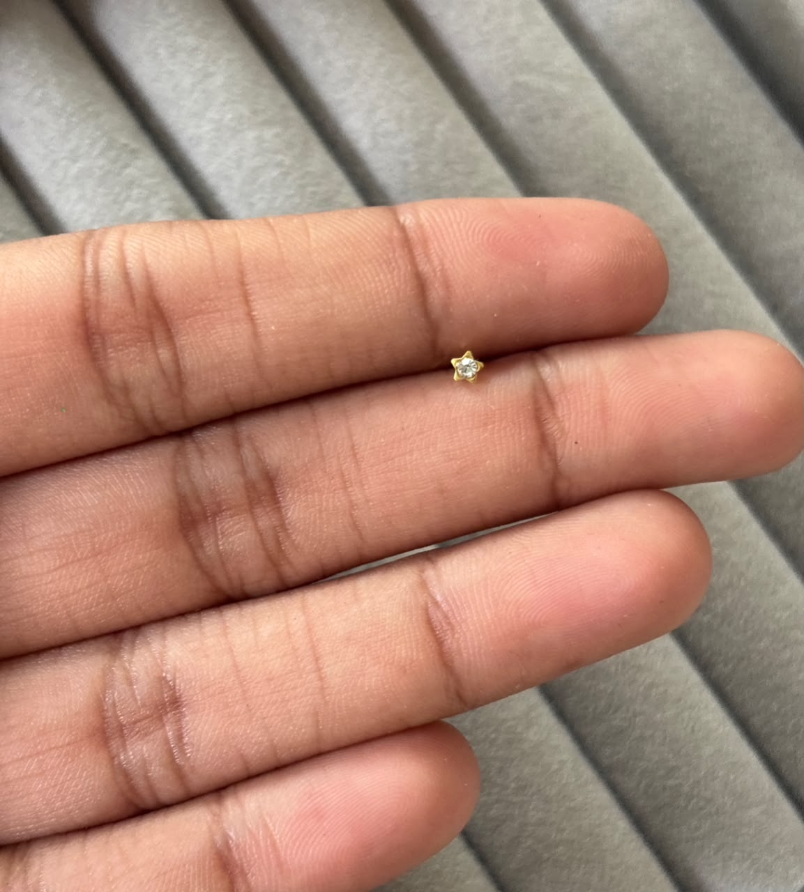 piercing star stone nosepin - Image 1