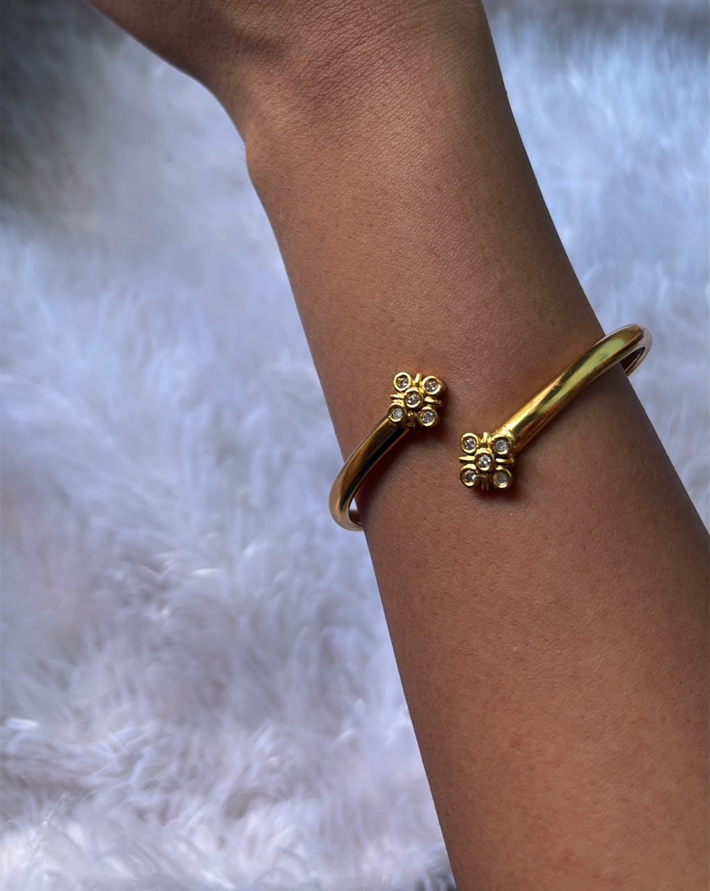 adjustable cuff bracelet microplated - Image 1