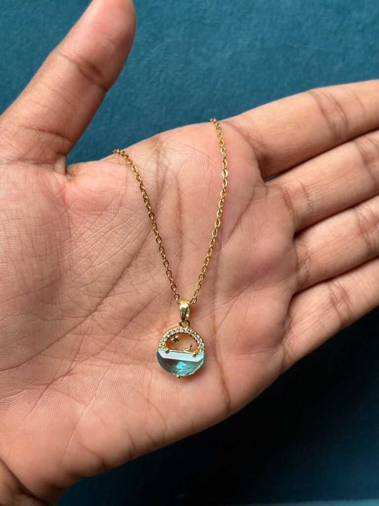 Beachy blue ocean chain