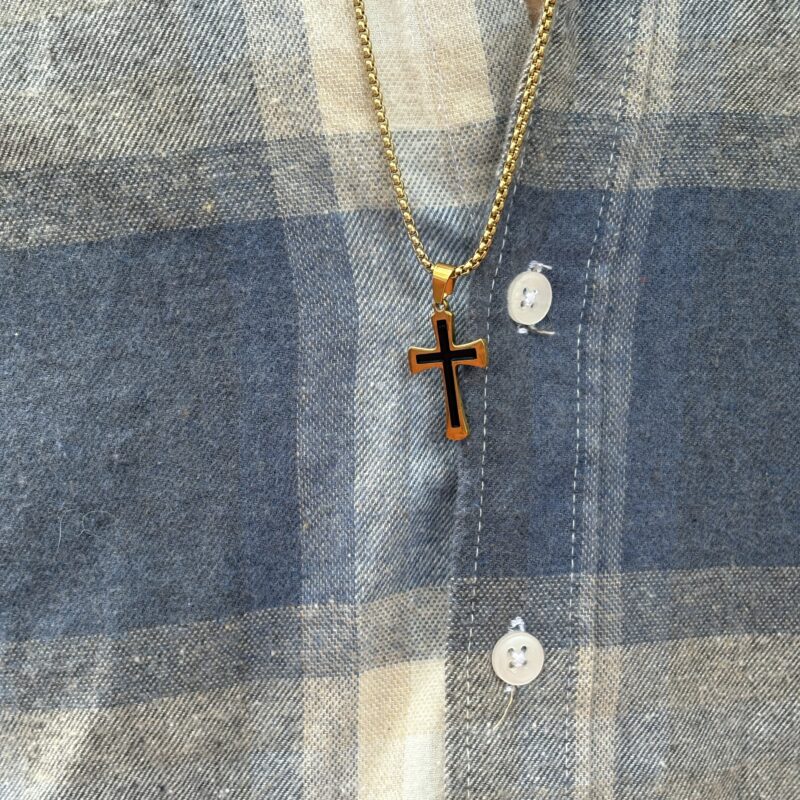 2in1 cross pendant chain - Image 1