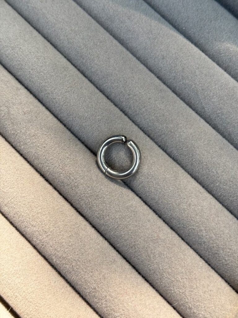 non piercing ring silver