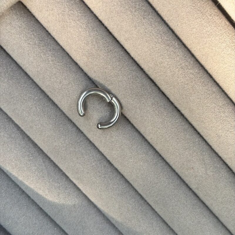 non piercing ring silver - Image 2