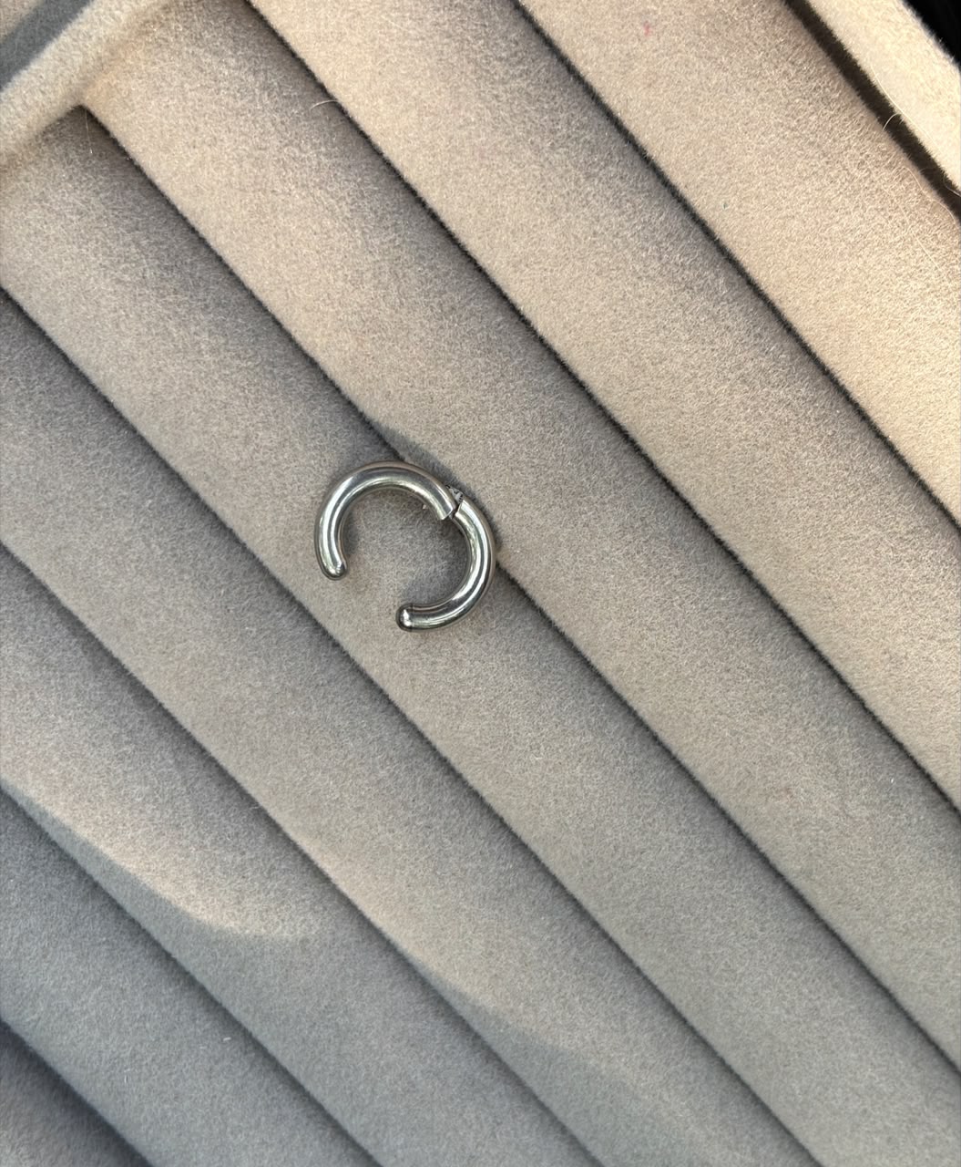 non piercing ring silver