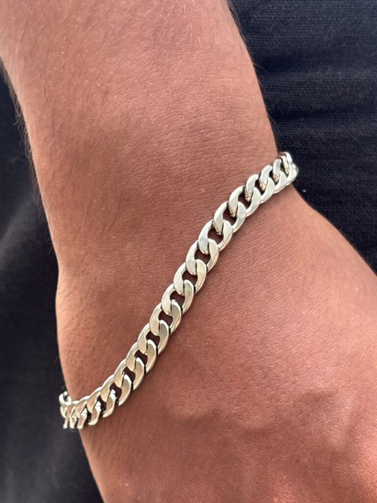 men's chain bracelet stainless steel
