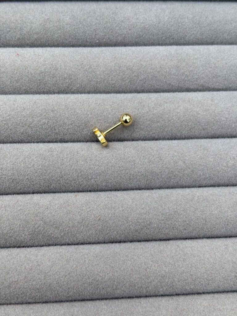 moon stud stainless steel