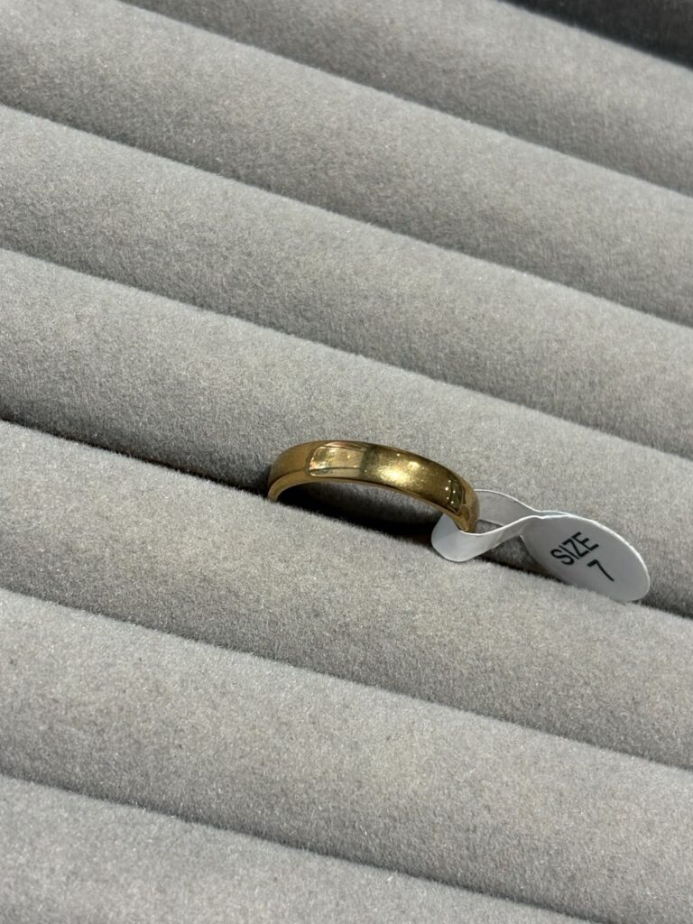 stainless steel plain ring