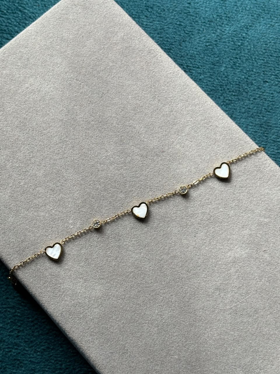 Heart chain bracelet - Image 1