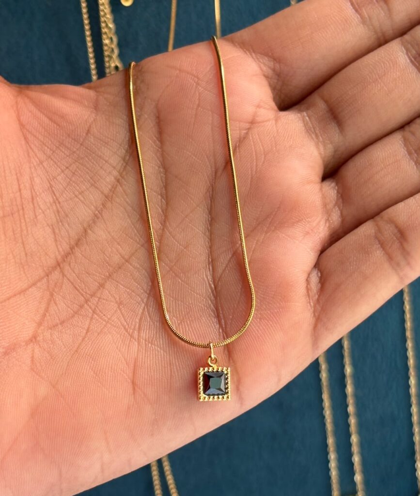 bar pendant chain
