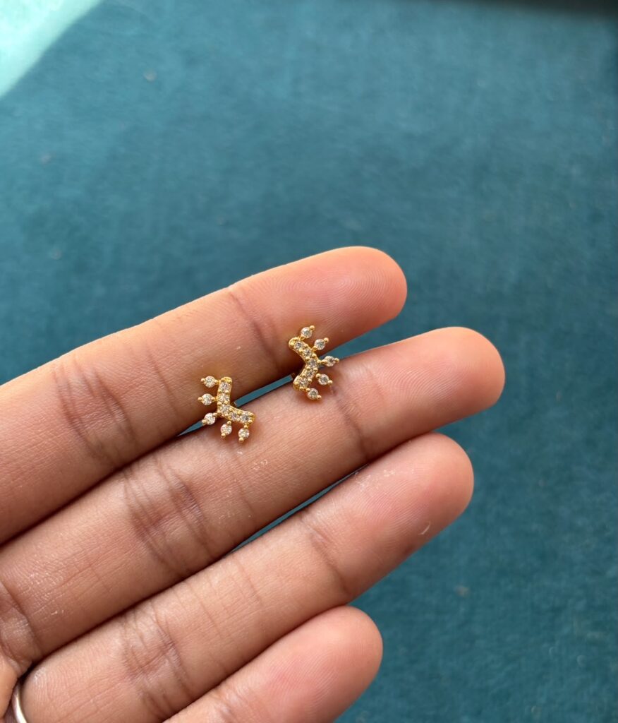 Flared helix microplated stud